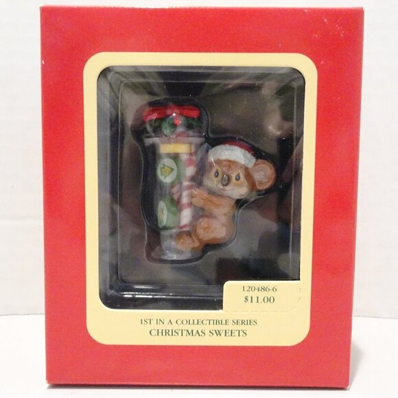 1992 Heirloom Collection Carlton Cards CHRISTMAS SWEETS(1st in Series)Ornament - Picture 1 of 6